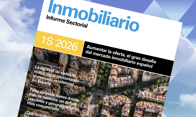 Portada del informe sectorial inmobiliario