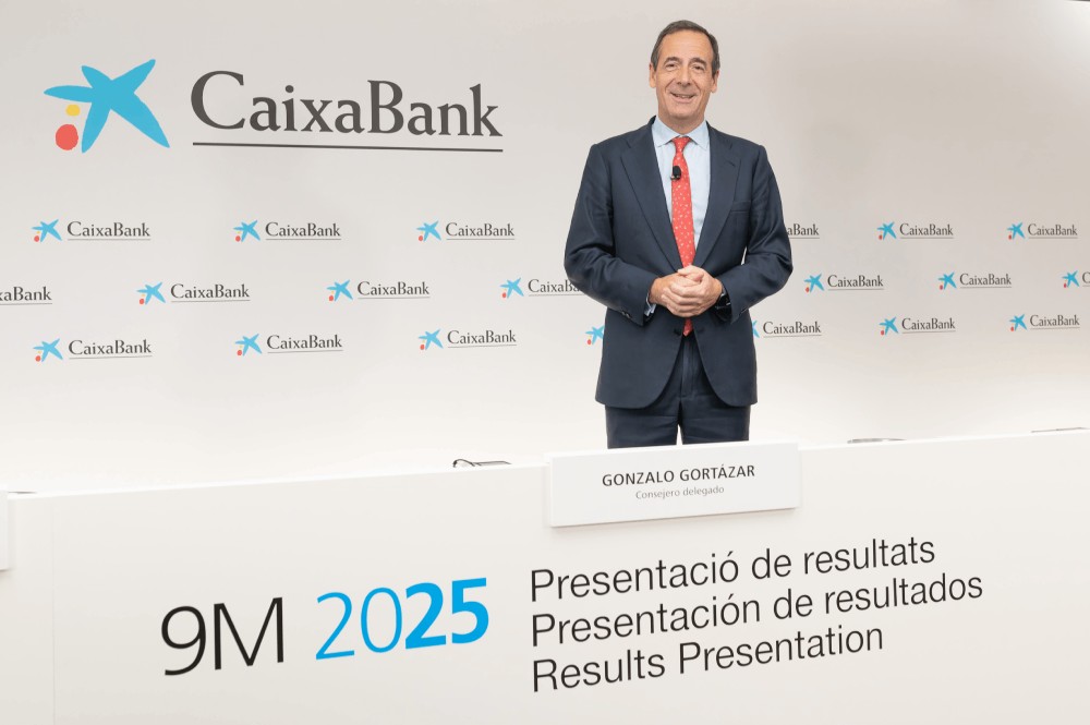 El consejero delegado, Gonzalo Gortázar, durante la rueda de prensa de presentación de resultados 9M 2025.