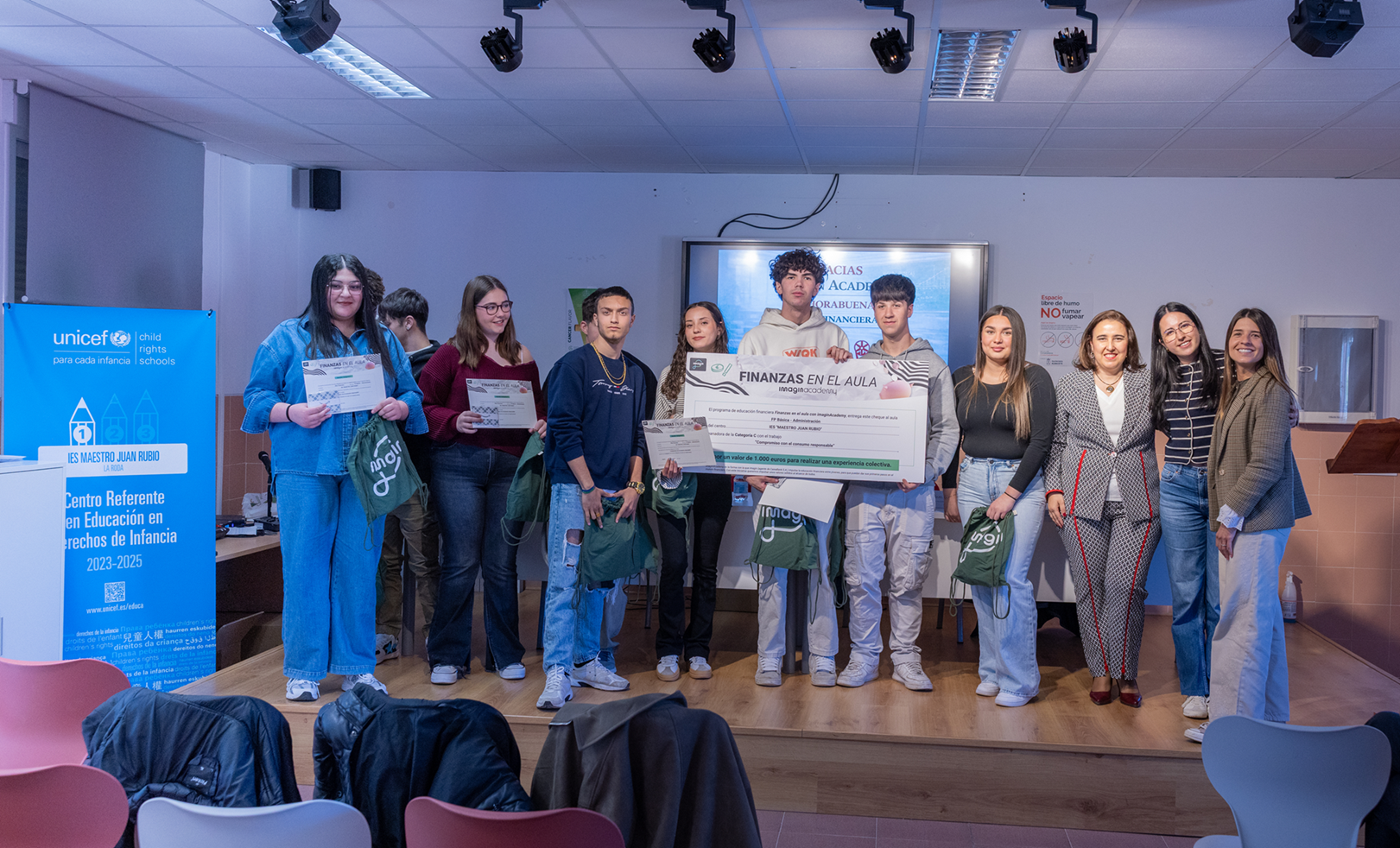Los ganadores de 'Finanzas para Jóvenes' de imagin de La Roda