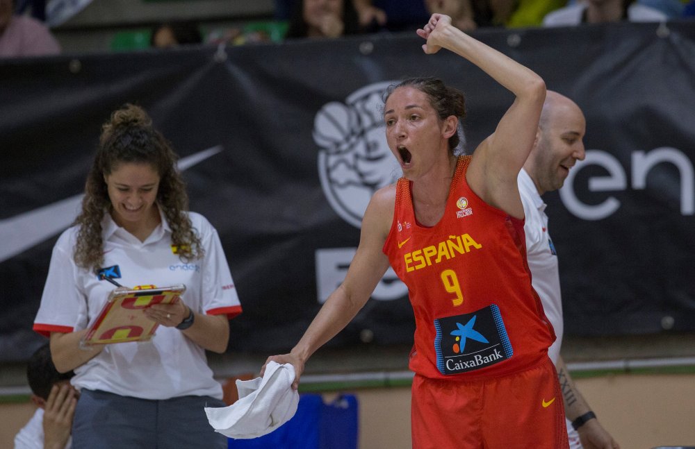 Laia Palau, captain of the Spanish basketball team