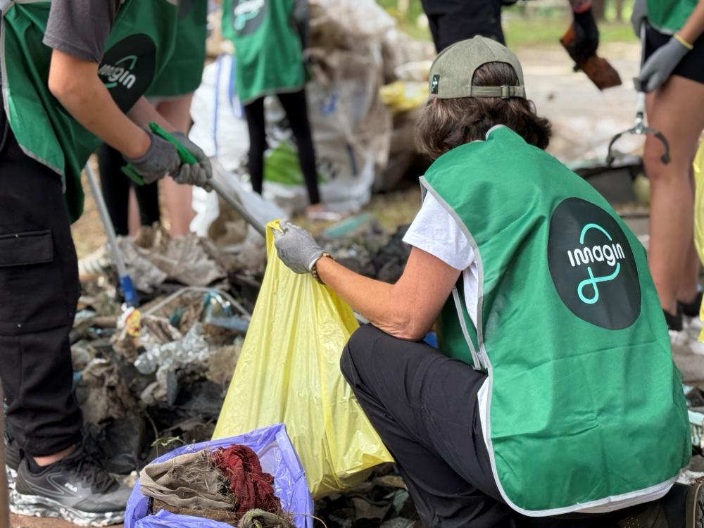 Primera recogida de residuos en Galicia