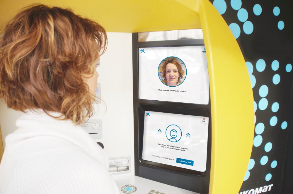 ATM with facial recognition
