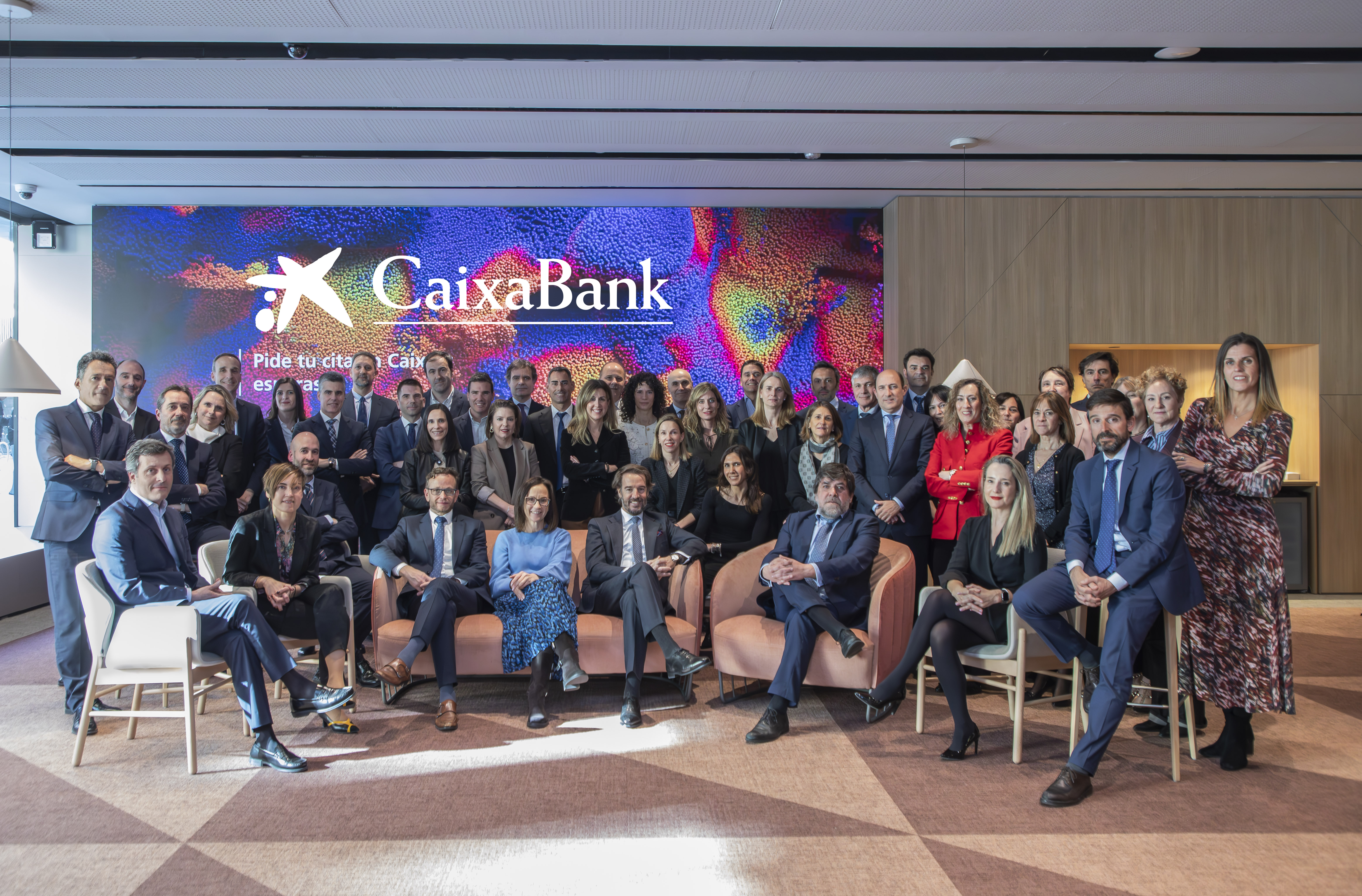 Equipo de Wealth Management de CaixaBank en Navarra