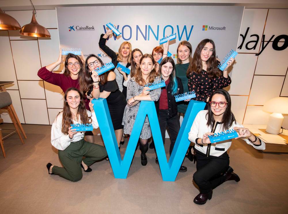 Ganadoras de la primera edición de los Premios WONNOW