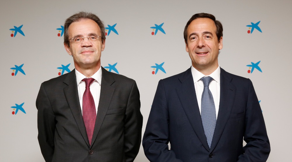 Jordi Gual, president de CaixaBank, i Gonzalo Gortázar, conseller delegat
