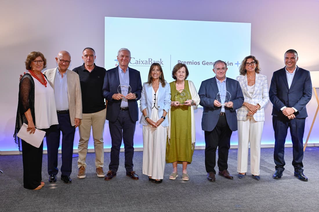Participants i premiats de la segona edició de la gira ‘Generació +’ a Barcelona 