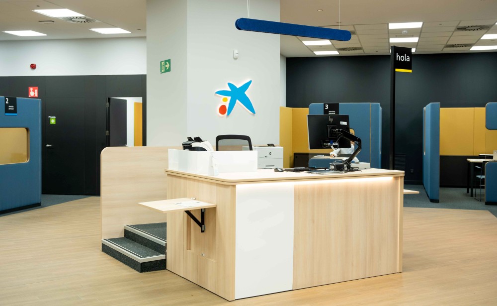 Imagen del interior de una oficina rediseñada con el proyecto Oficinas PRO.