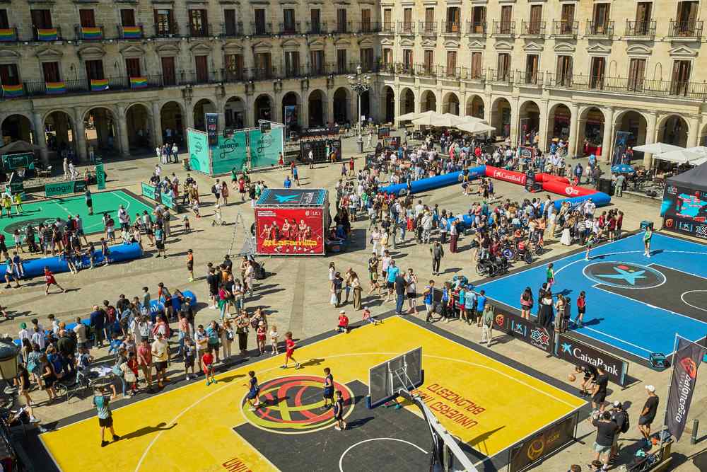 El Circuit 3x3 CaixaBank 2026 ha passat per Madrid, San Fernando, Vigo, Salamanca, Santander, Vitoria, Pamplona, Guadalajara, Cáceres, Valladolid i Málaga.