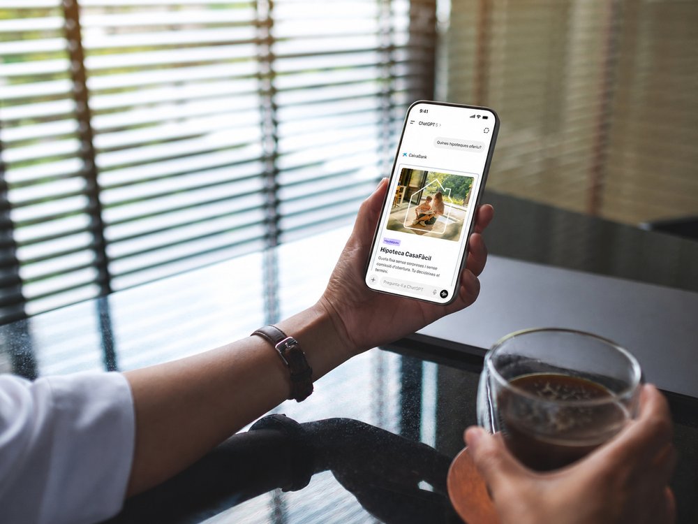 L’app de CaixaBank a ChatGPT permet consultar informació i explorar productes de l’entitat de manera conversacional.
