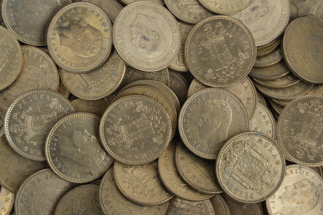 Conjunto de pesetas