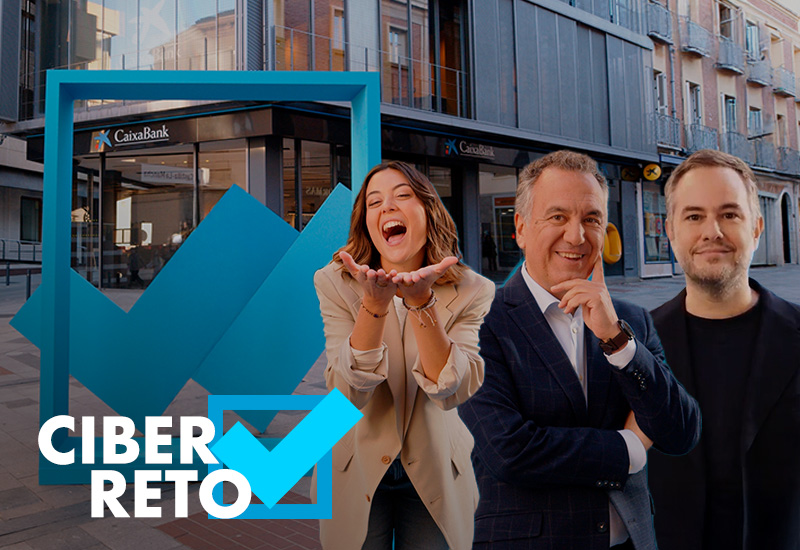 Imagen de campa&ntilde;a de Double Check, con Mariona Casas, Roberto Brasero y Jorge Blass