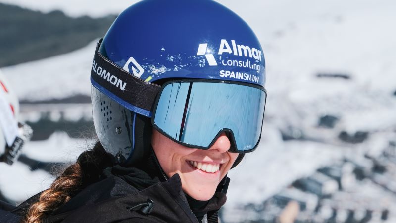 Primer plano de Audrey Pascual